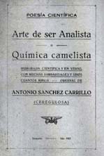 "Arte de ser Analista" o " "Química camelística"